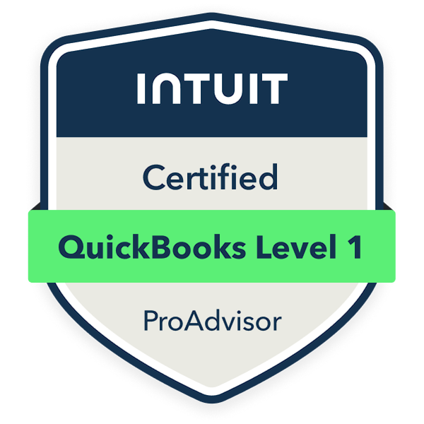 Quickbooks online certification level 1